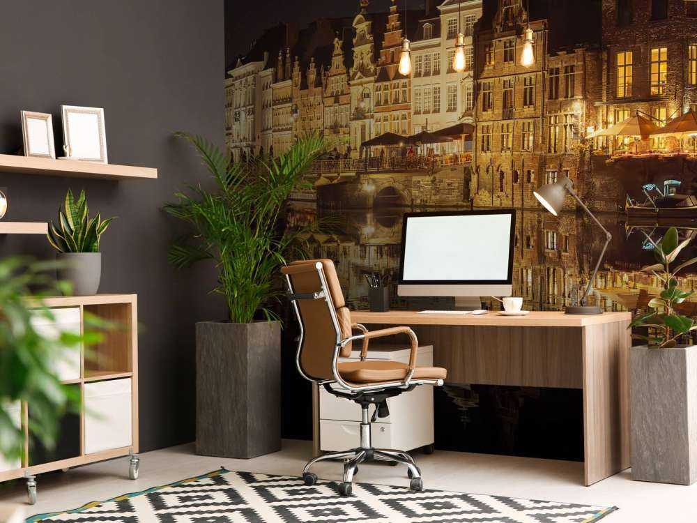 Korenlei dok bij nacht