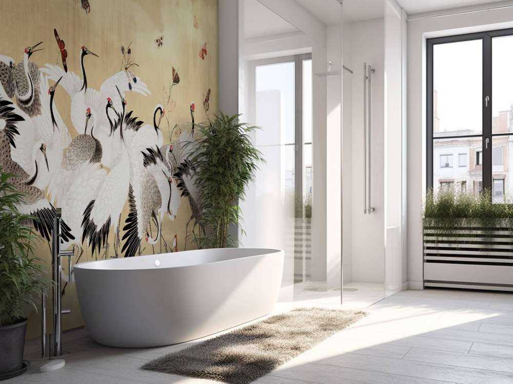 Golden Dance of Cranes