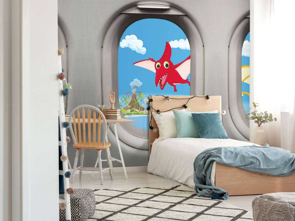 De dino vlucht