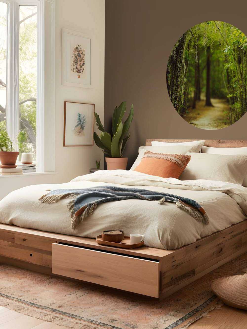 Spaans bos vol met mos