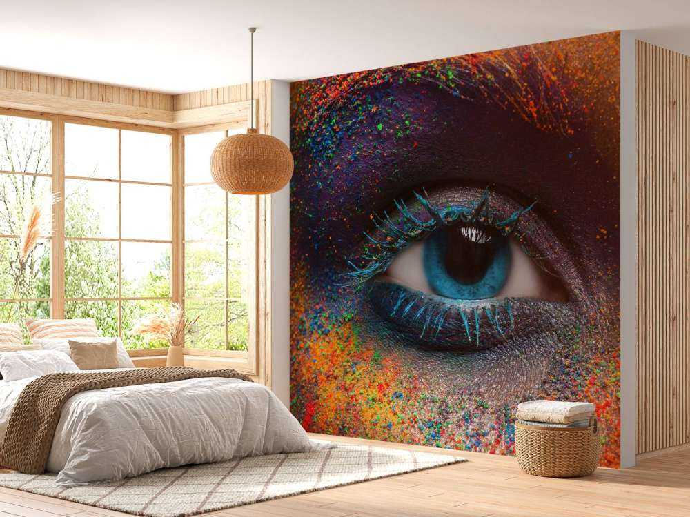 Kleurrijk oog