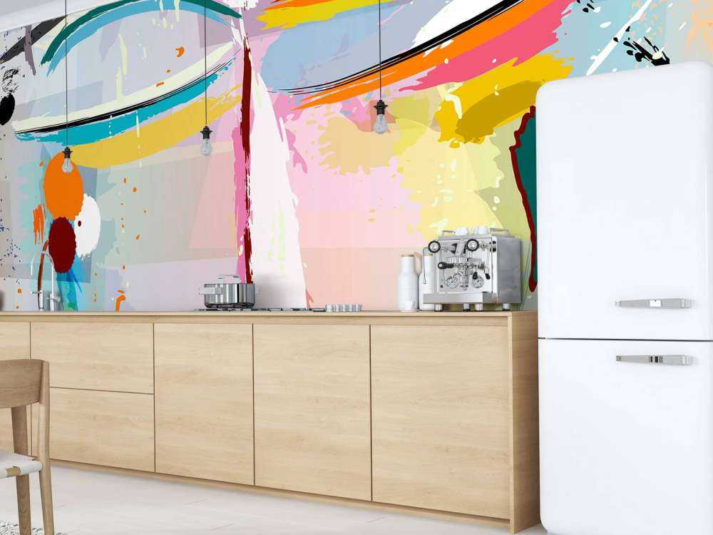 Abstract gezicht van een vrouw