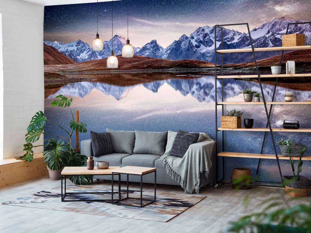 Een reflecterende sterrenhemel