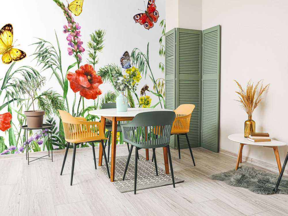 Vlinders in de natuur design