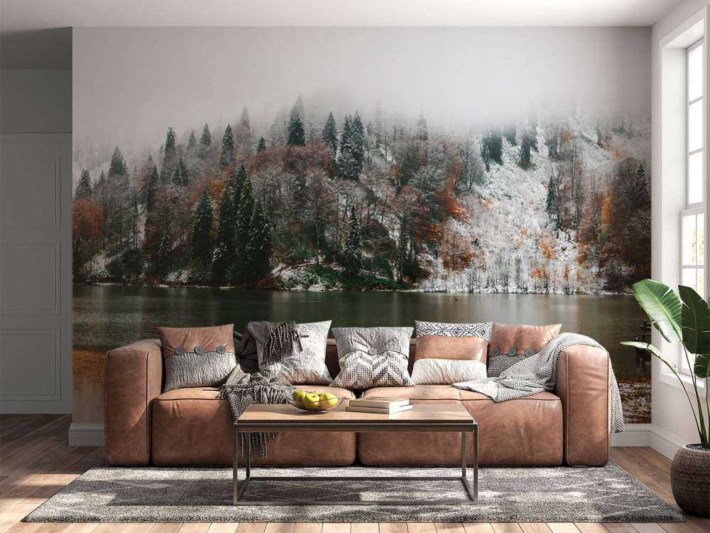 Zacht herfstlandschap