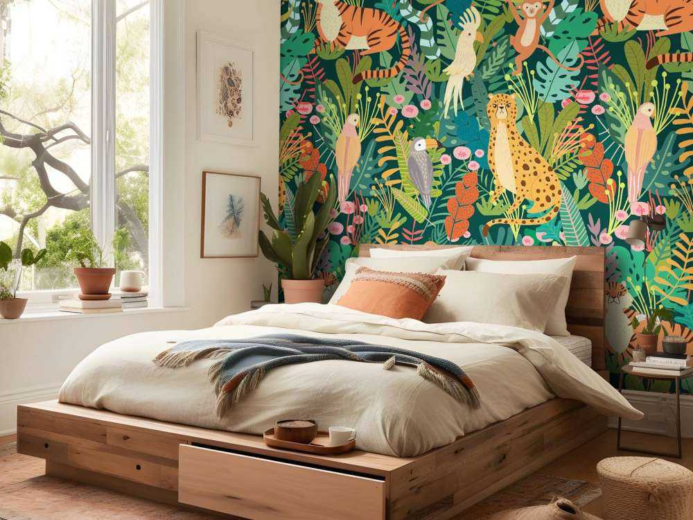 Kleurrijke dieren patroon