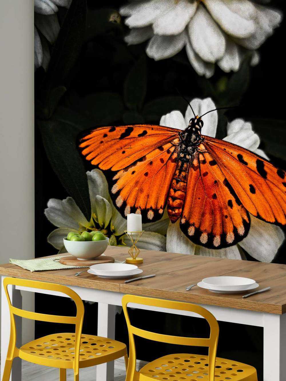 Monarchvlinder op een bloem