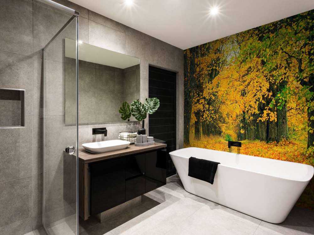 Herfst Bomen met Gele Bladeren