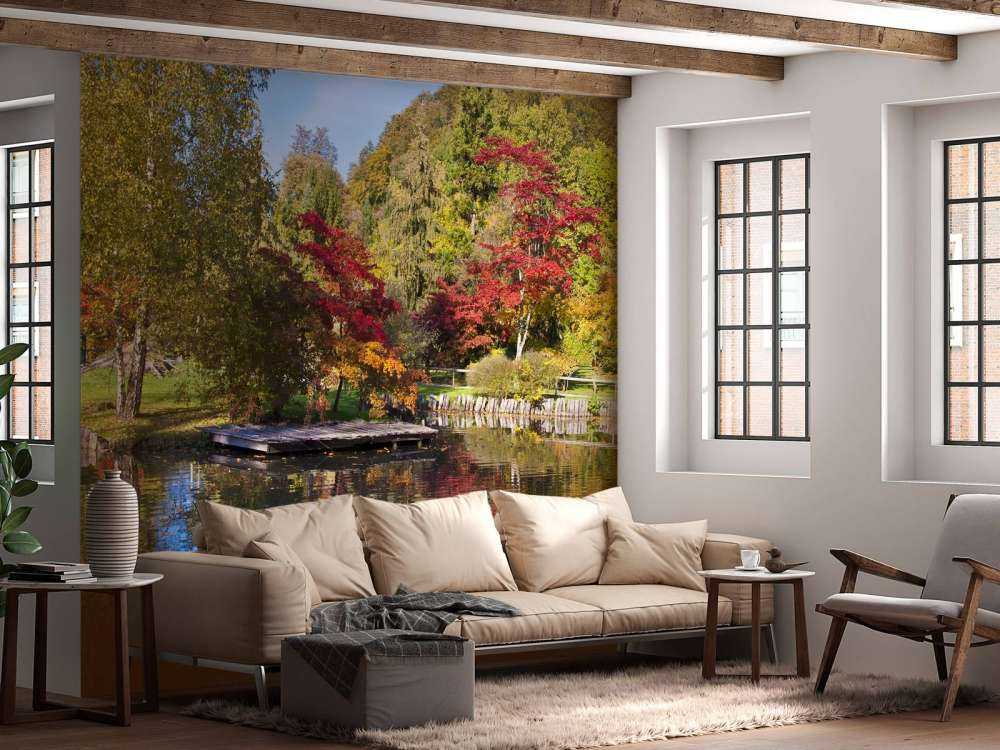 Bomen achter het Water