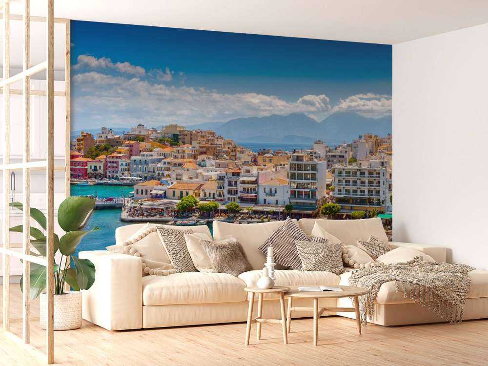 Rustgevende baai op Kreta