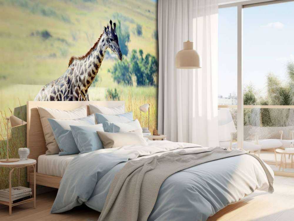 Lichte Giraffe in de natuur