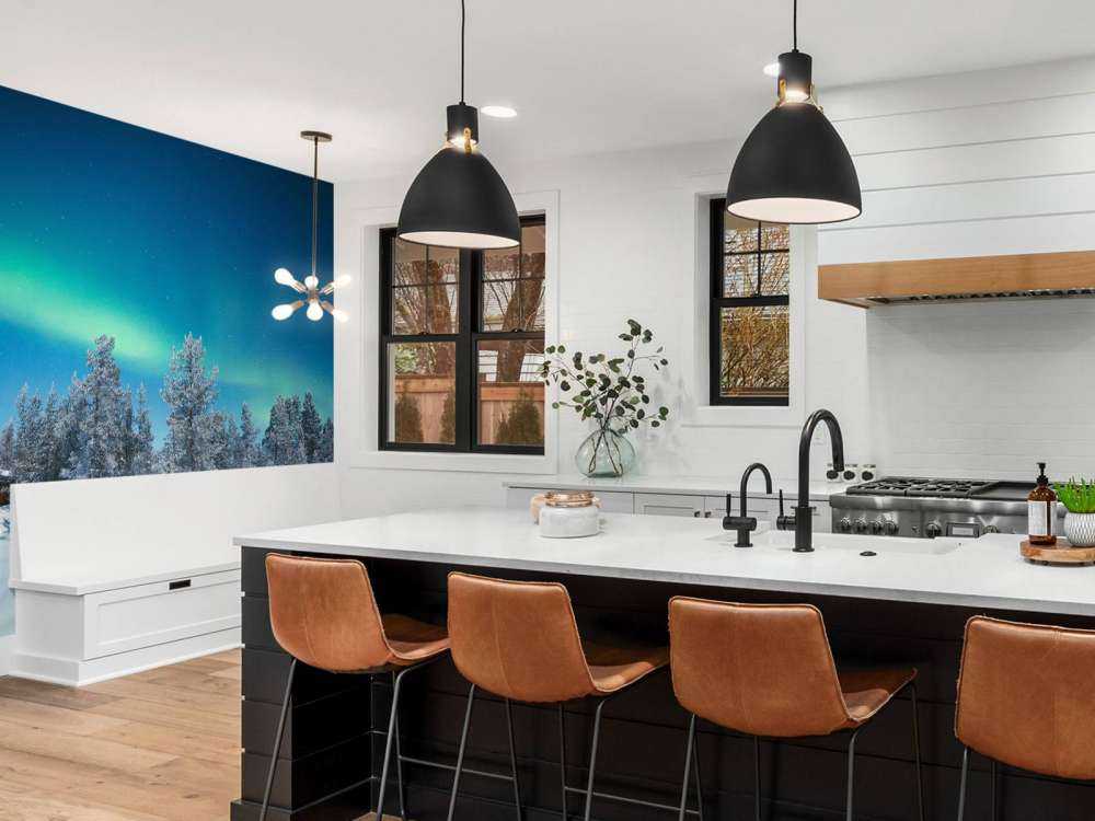 Groen Noorderlicht in Noorwegen