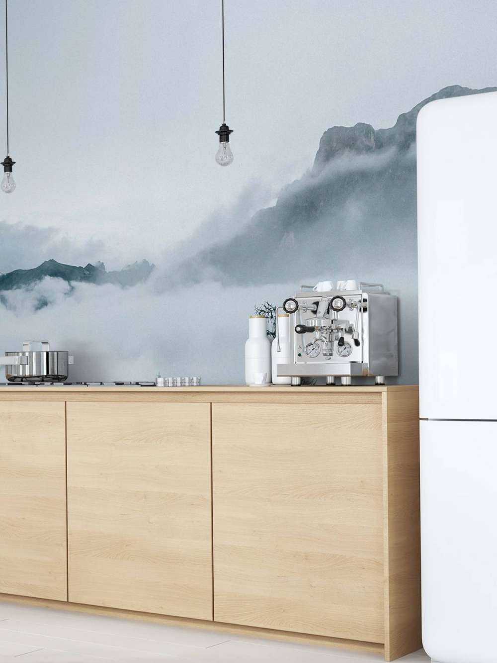 Ochtendmist over het Woud