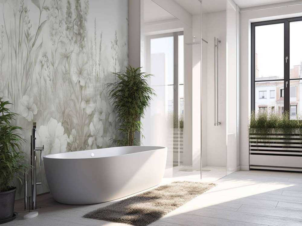 Tender English garden - mint green