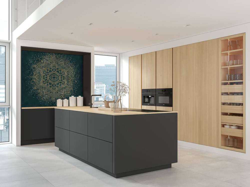 Gouden mandala op smaragdgroen