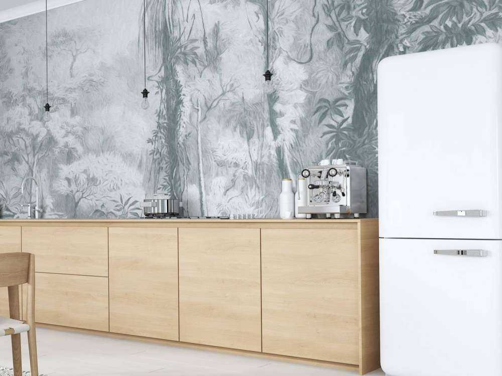 Tropic forest - blue