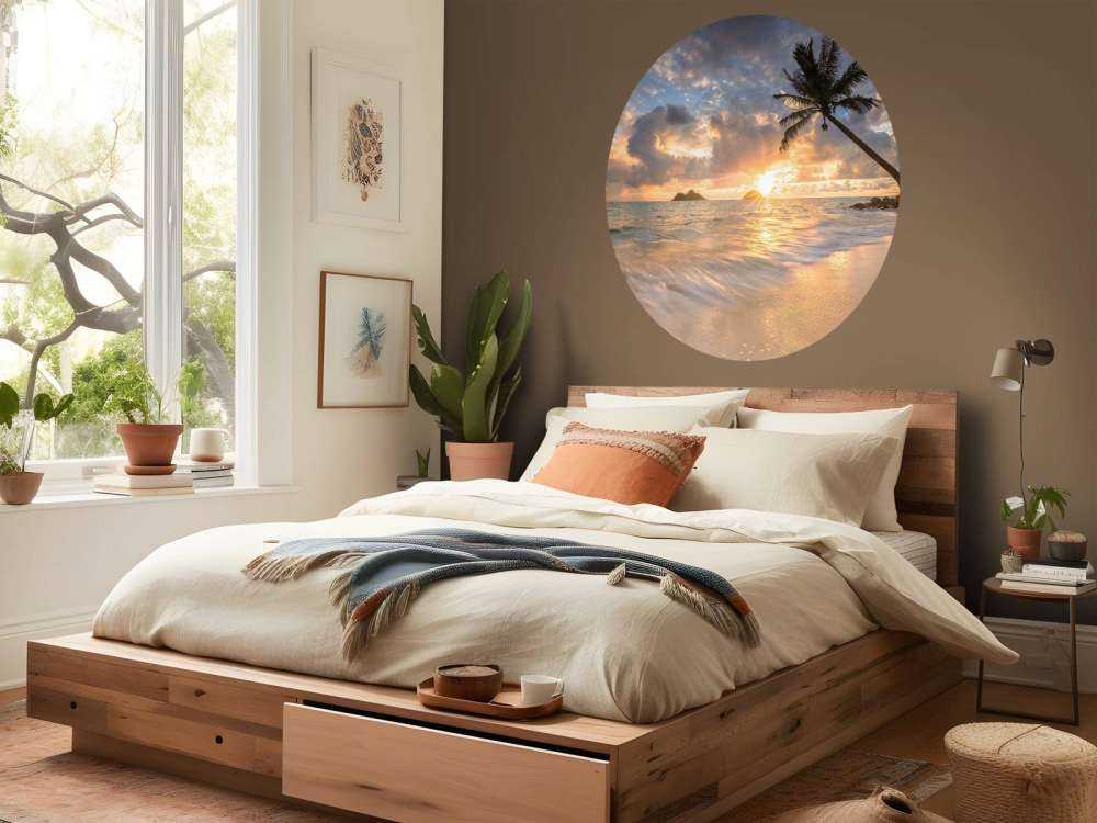 Langzaam licht op tropisch strand