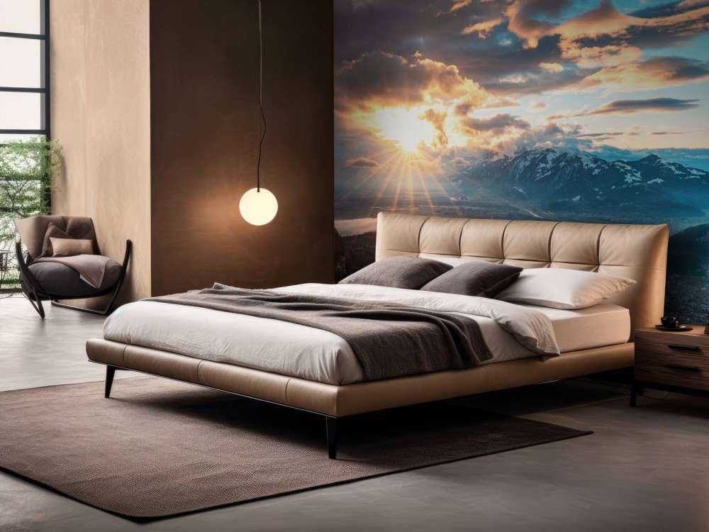 Zonsondergang boven alpenvallei