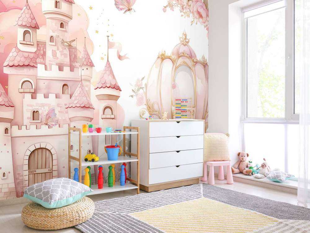 Sprookjeskasteel en rozenkoets