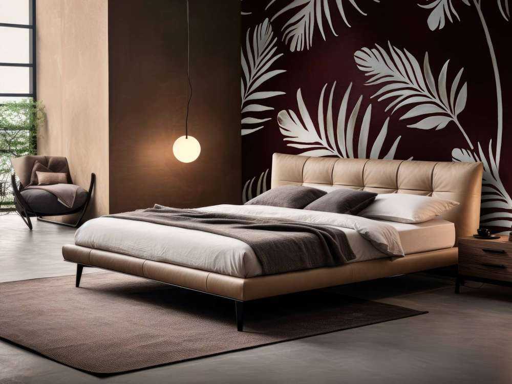 Golden leaves on dark Deep Blue