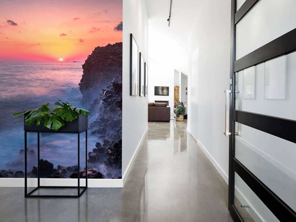 Lavakust in avondlicht