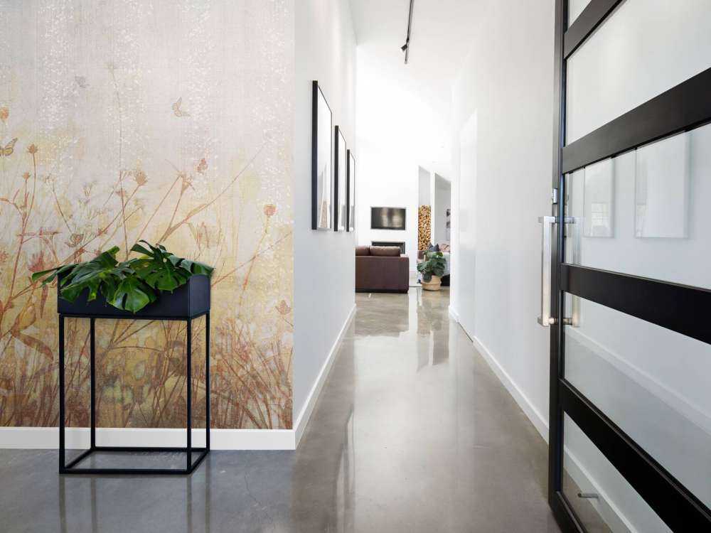 Zomerse weide met vlinders