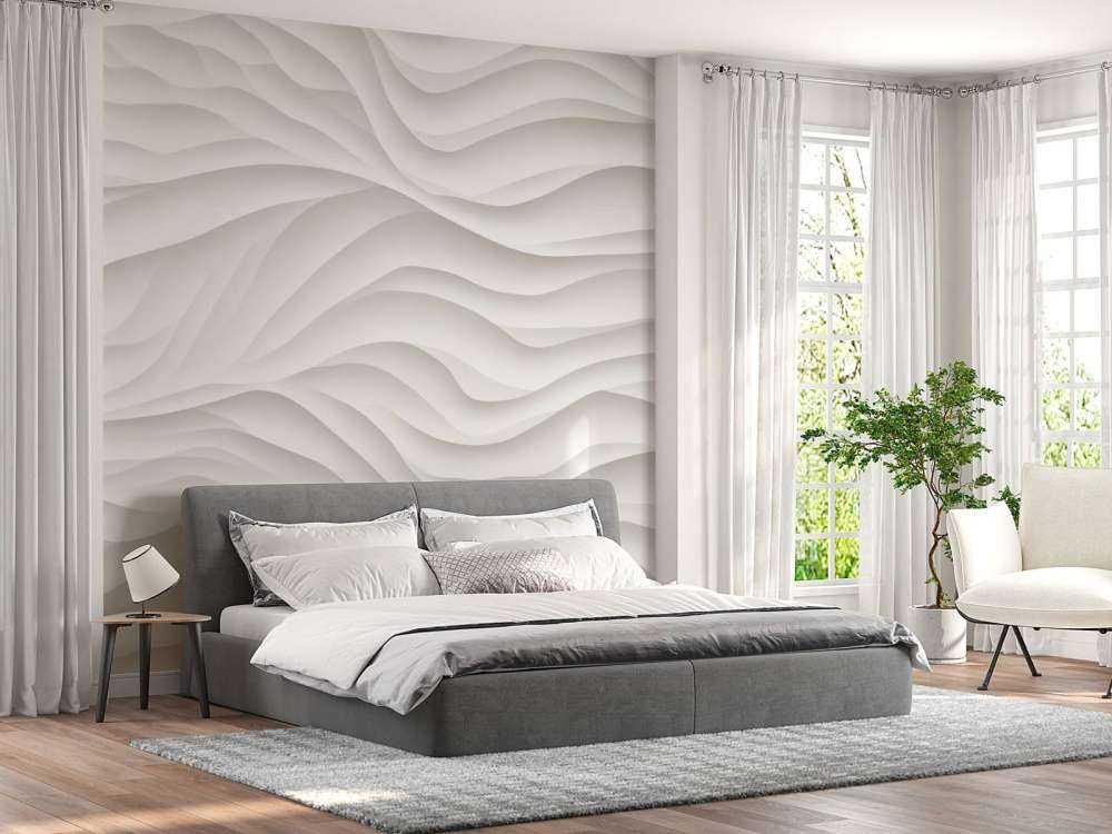 All white sculpture art texture