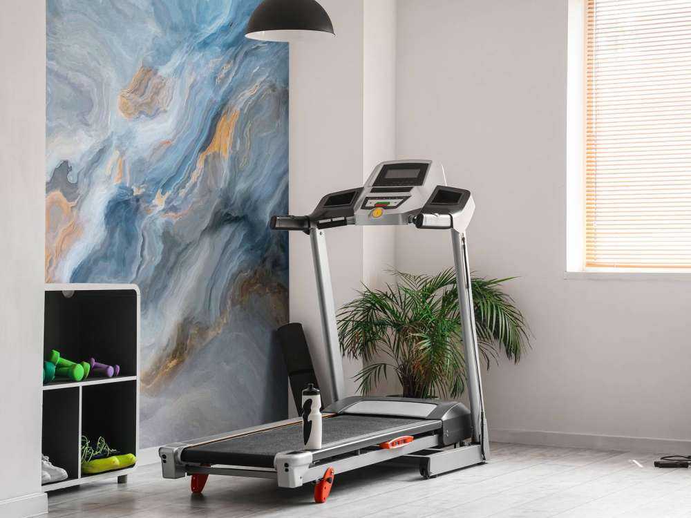 Blauw gekleurd marmer