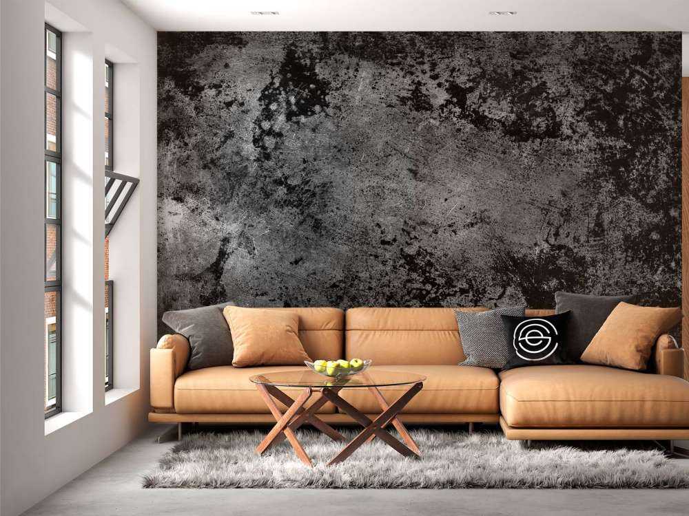 Donkere muur met textuur