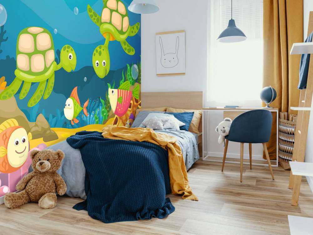 Onderwaterleven ontwerp voor kinderen