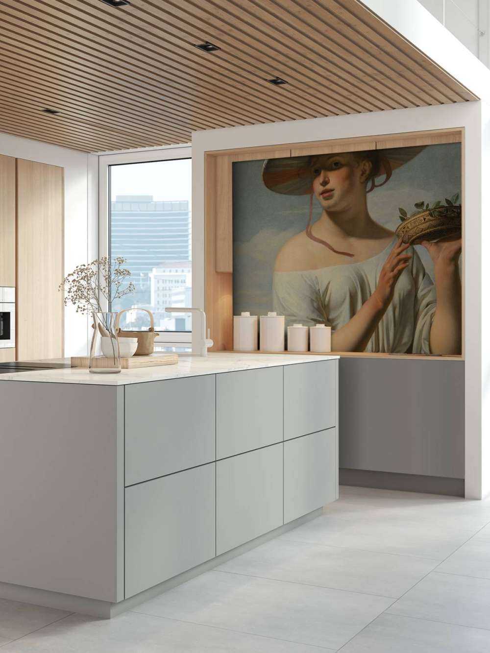 Meisje met een brede hoed