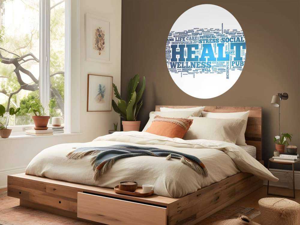 Gezondheid woorden design