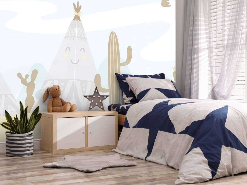 Kinderlijk woestijn design