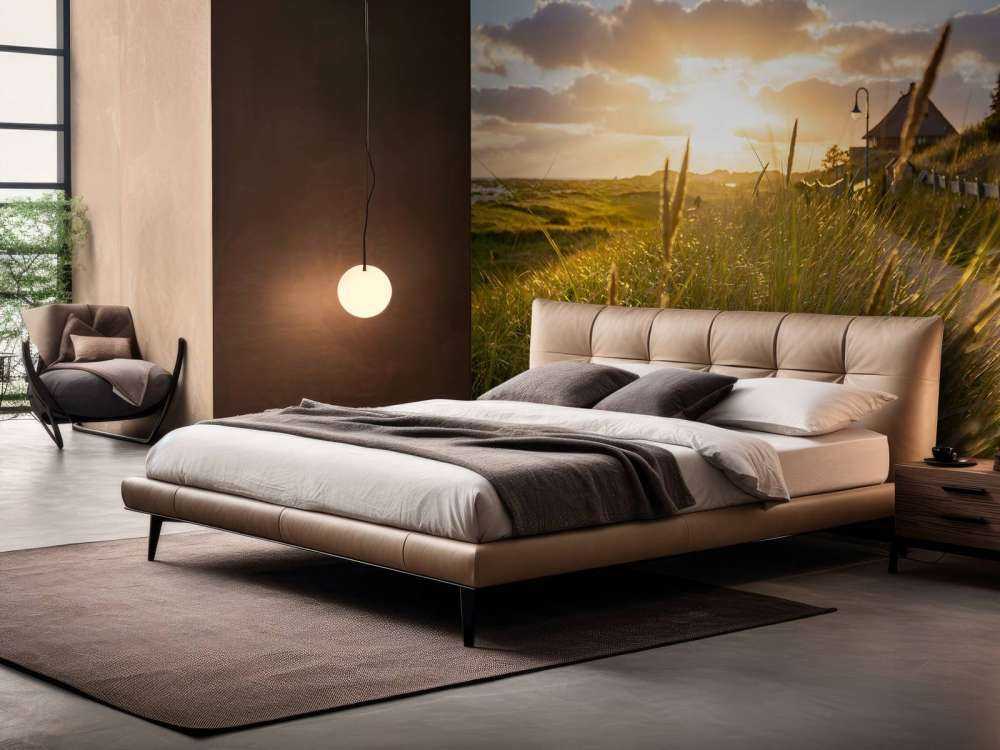 Riet bij zonsondergang