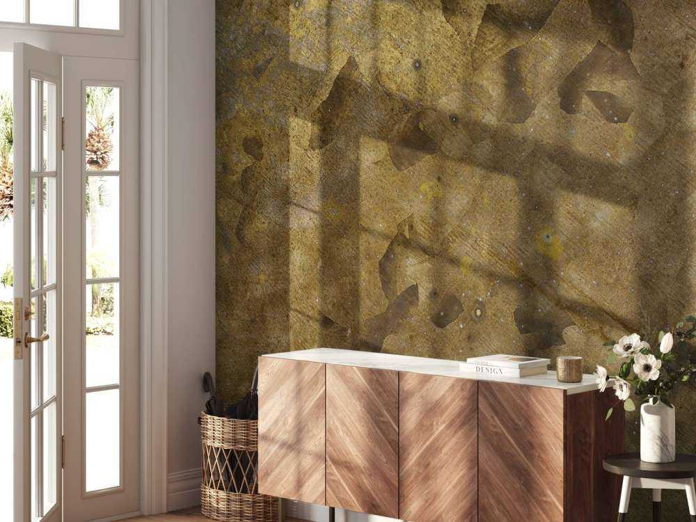 Goudkleurige structuur