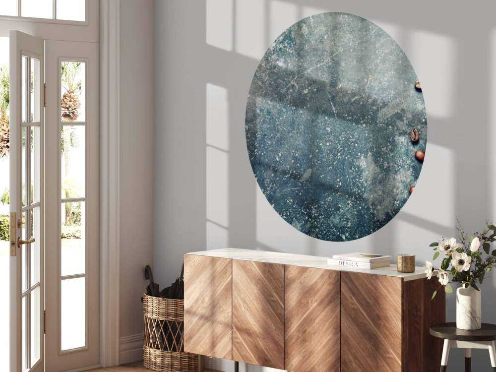 Koffiebonen met een vintage achtergrond