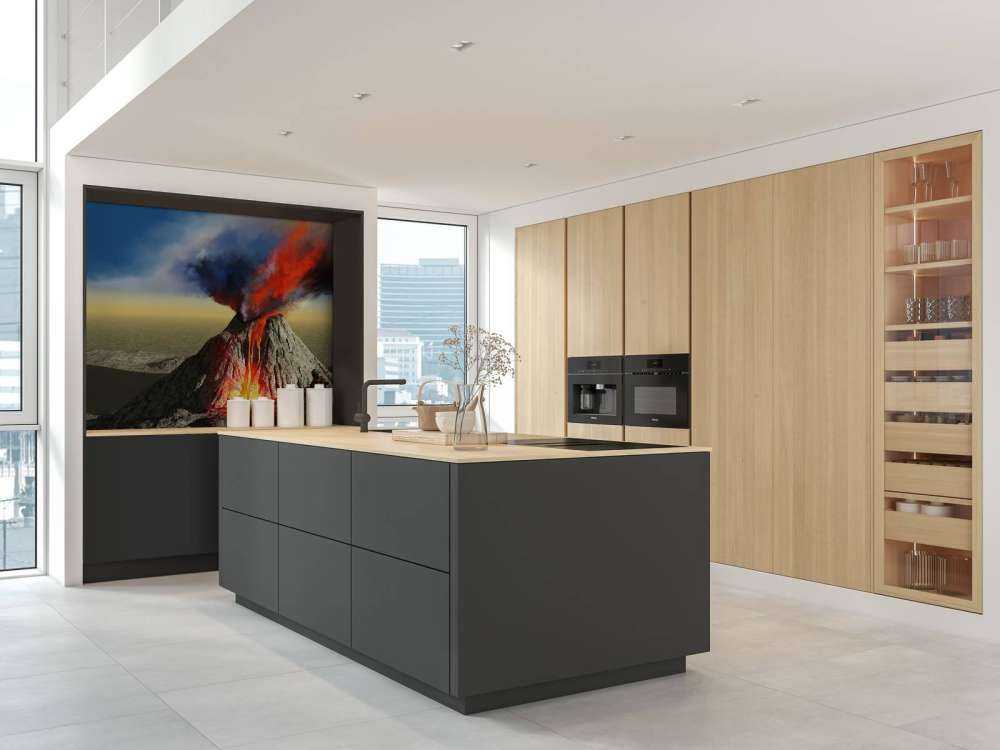 Vulkaanuitbarsting met veel rook