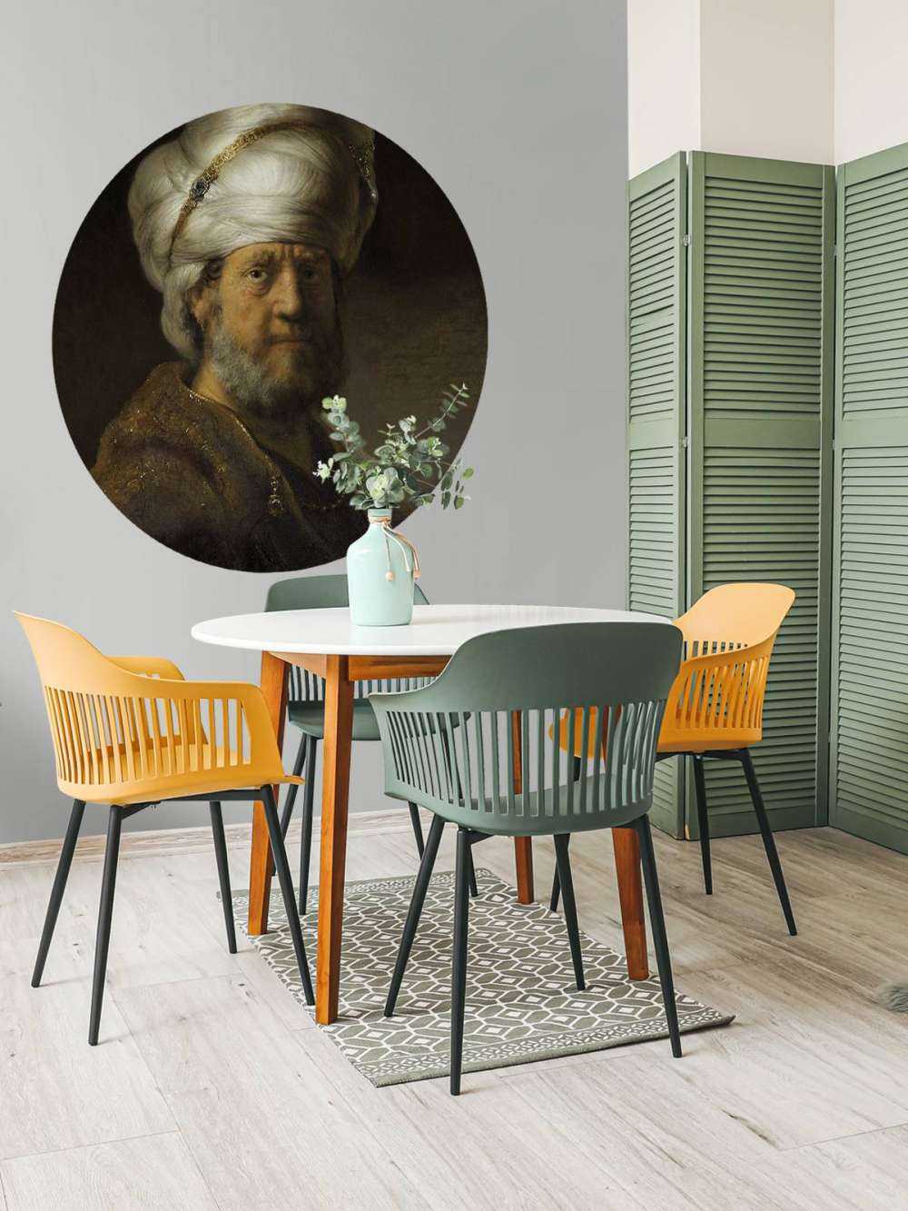 Man in oosterse kleding