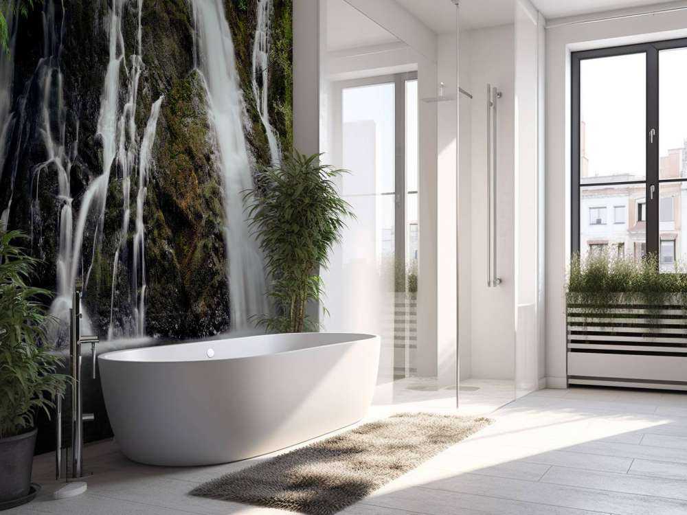 Waterval met 4 stromen