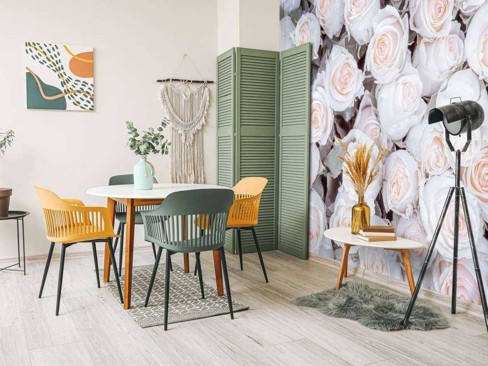 Licht gekleurde rozen