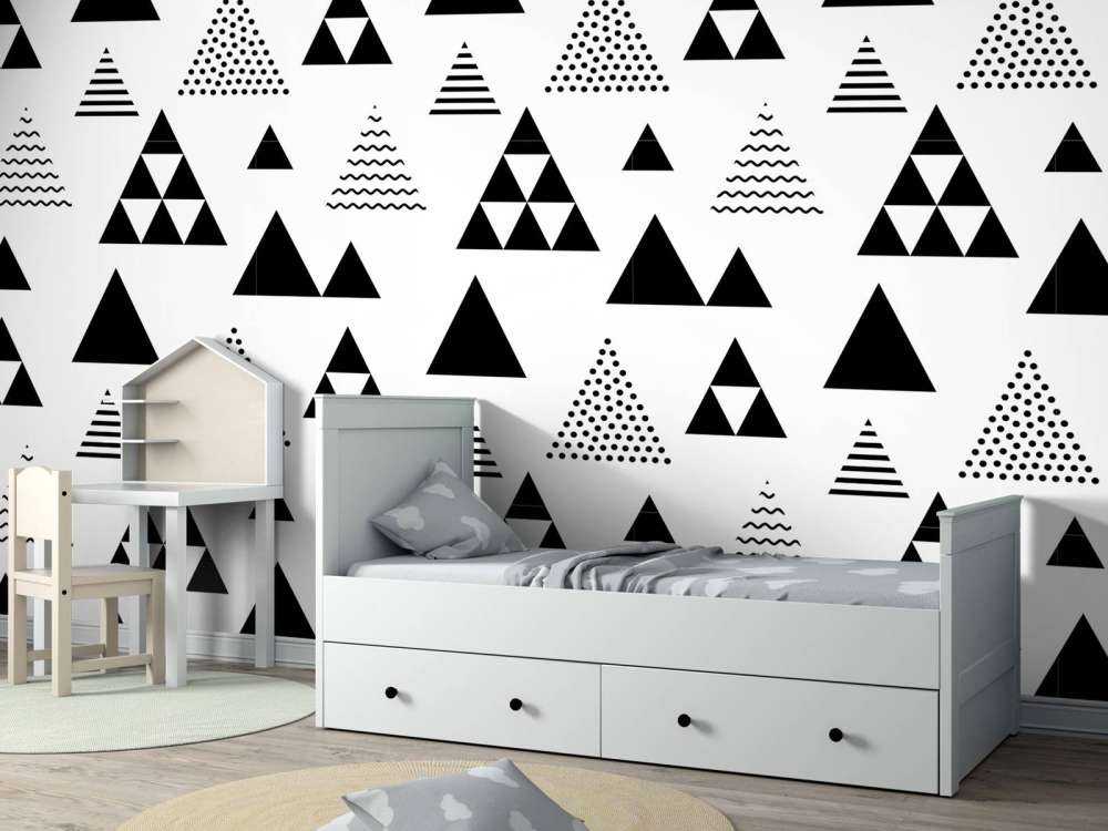 Driehoeken in zwart-wit