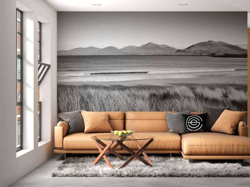Helmgras, strand en bergen