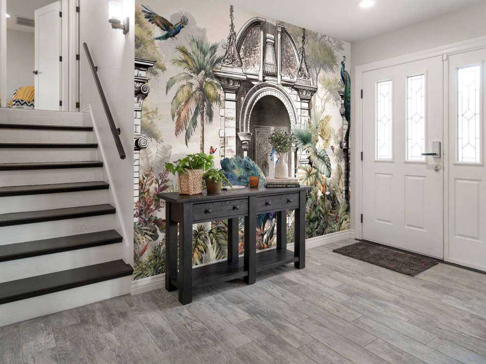 Pauwen in Paradijselijke Hof