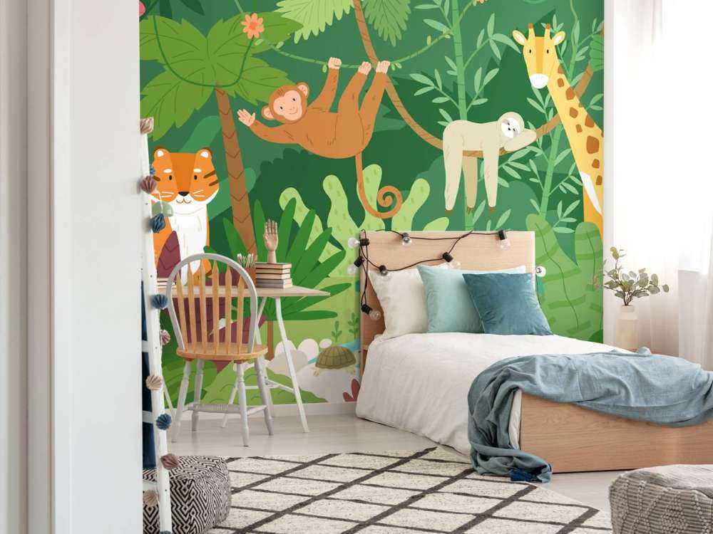 Blije jungle dieren