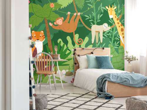 Blije jungle dieren