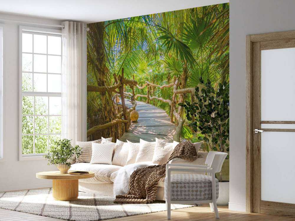 Tropische jungle brug