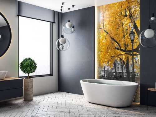 Een pad door Central park