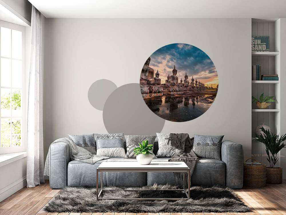 Buddha beelden op water