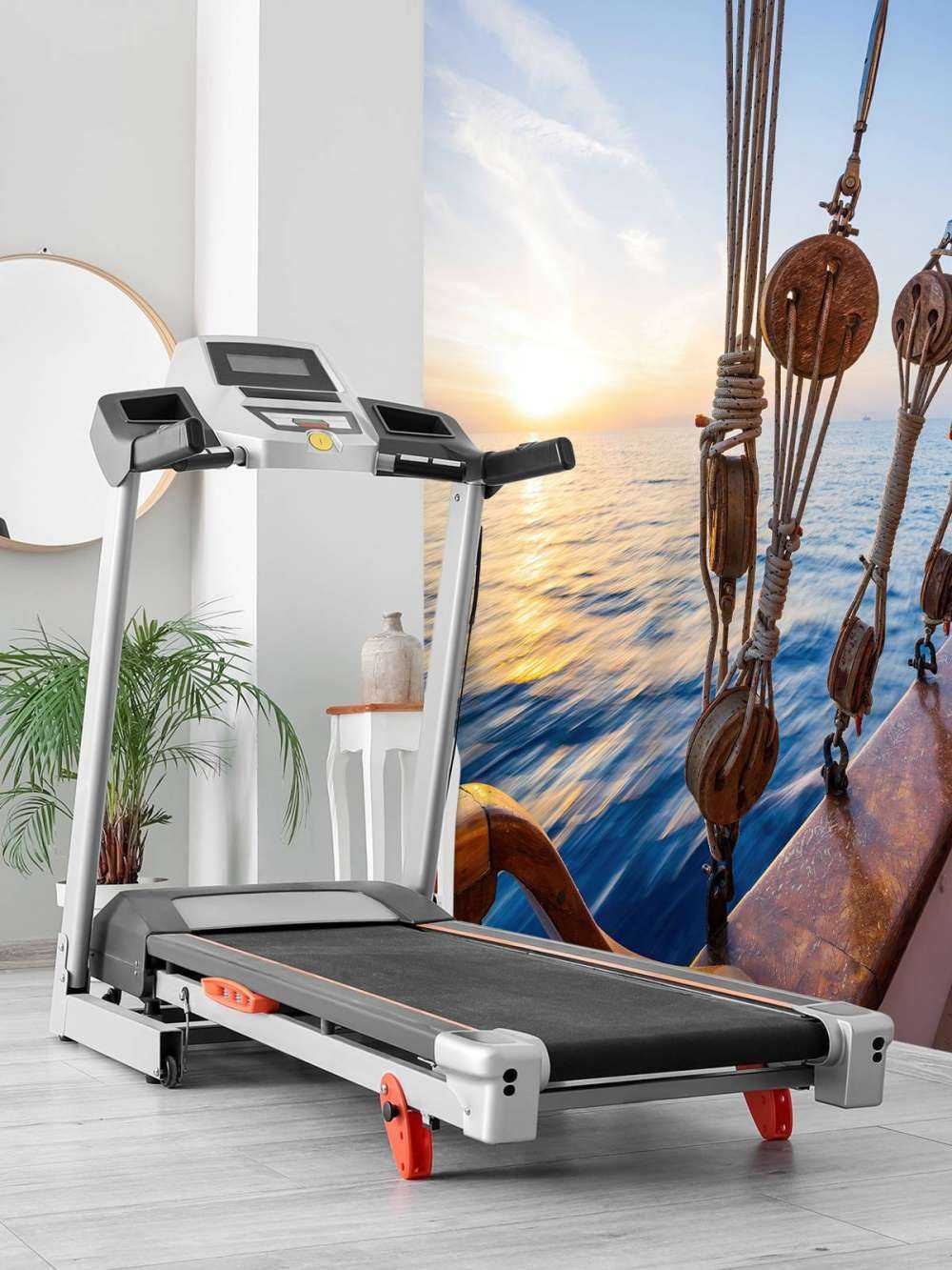 Zonsondergang zeilboot