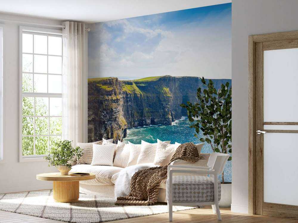Klif langs de kust